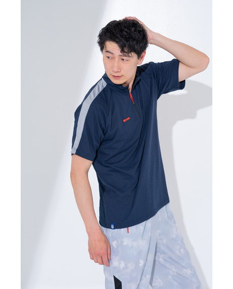 ハーフzipTシャツ【K-SWISS】