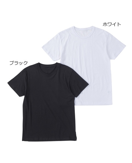 紳士用　Tシャツ　半袖　丸首　綿100